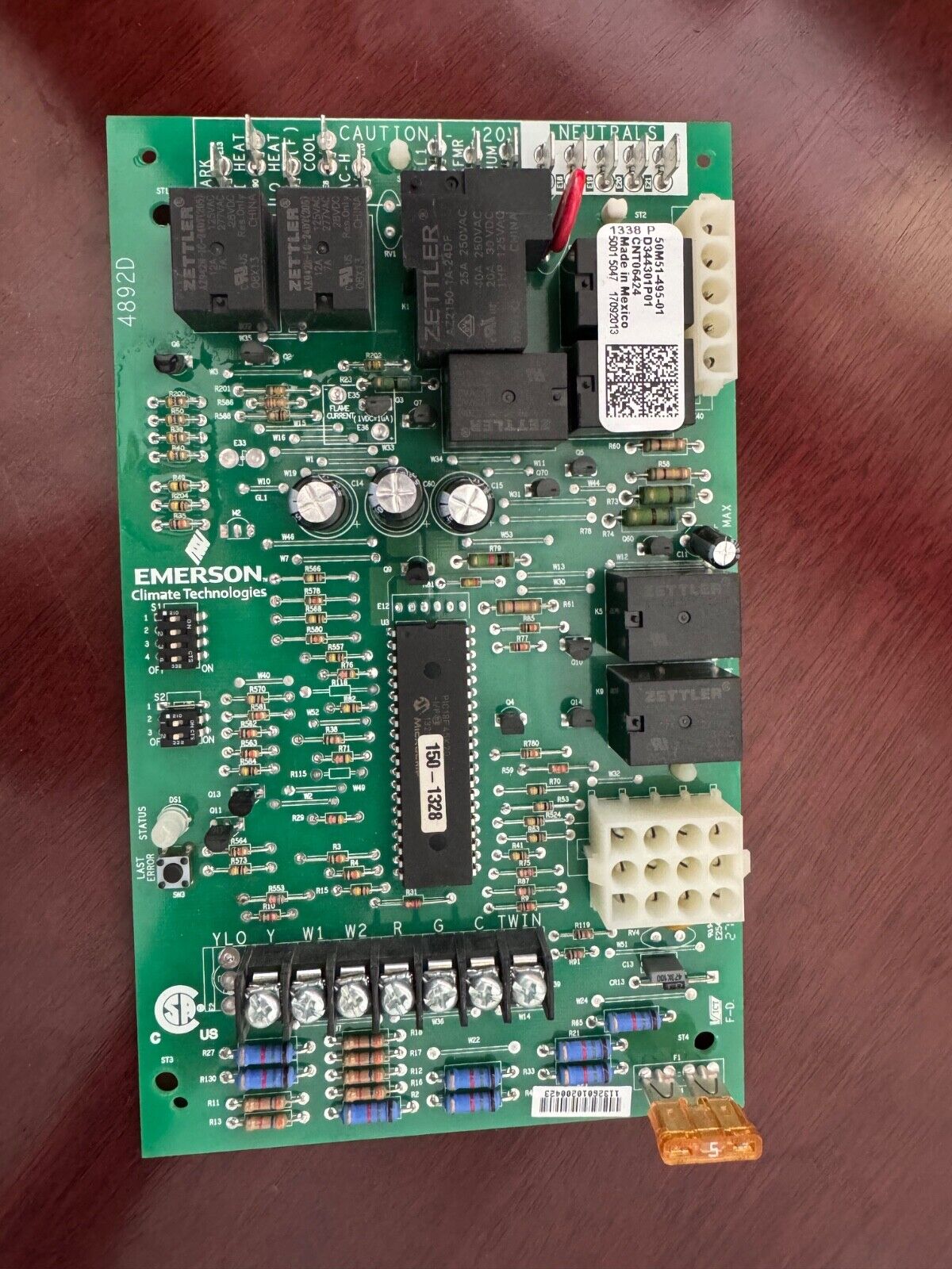 D344301P01 Furnace Control Board 50M51-495-01 2 Trane XR 80