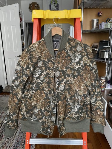 Engineered Garments Aviator Hummingbird Jacquard Jacket | eBay Engineered Garments Aviator Hummingbird Jacquard Jacket | eBay