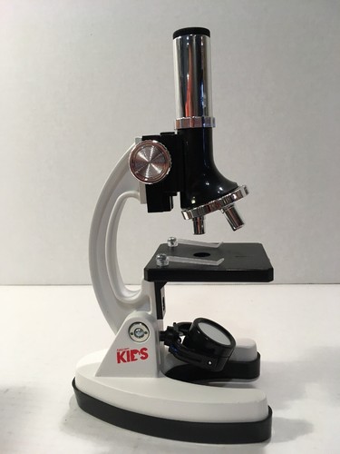 Microscope Science Kit for Kids Set Lab Biological w Metal Arm Case 52 Piece