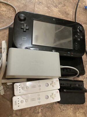 USED Nintendo Wii U Lot, Black Handheld System