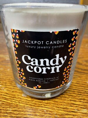 Jackpot Candles  Candy Corn  Luxury Jewelry 12 oz Fall Buffalo NY Hand Poured