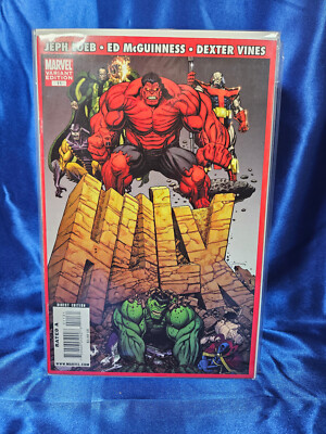 Hulk #11 FN/VF 7.0 Marvel Comics 2009 HTF Art Adams Variant Red MCU