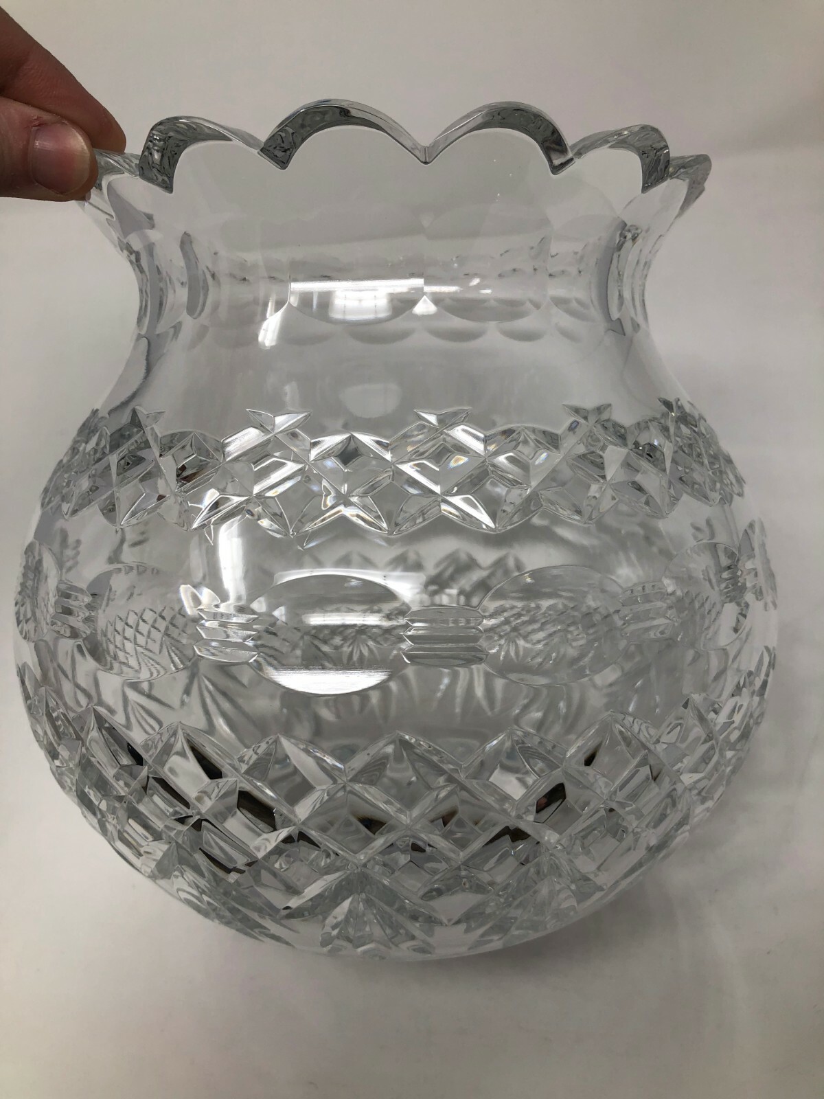 Waterford Crystal American Heritage Collection Martha Washington Unity Vase 8