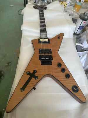 Factory Custom Dean Dimebag Darrell Electric Guitar Flame maple top Hot Sale