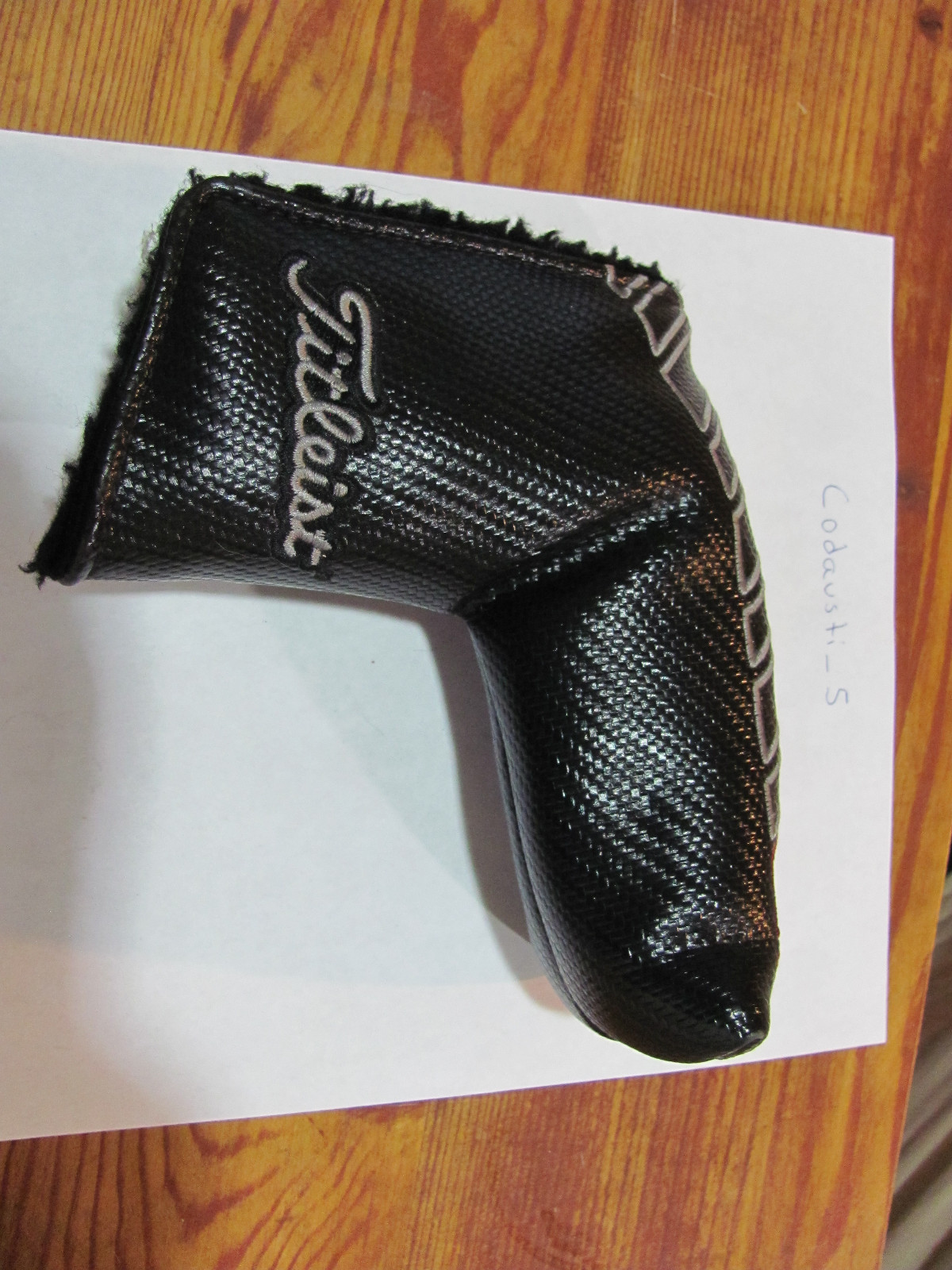 Titleist Scotty Cameron Milled Putters Headcover Black Red