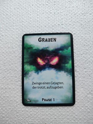 Not Alone Grauen Promo Karte Neu