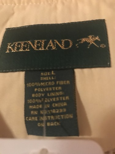 NWT Large Keeneland Vest for Spring Meet - Distinctive Image Lexington Area