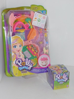 Polly Pocket Llama Music Party Sand Secret Bundle Mystery Micro 