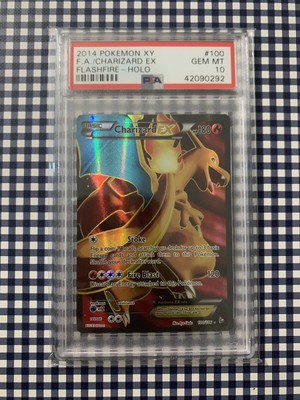 Pokemon Trading Card Game Psa 10 Gem Mint Ex Charizard 11 106 Holo Flashfire Pokemon Trading Card Labaguettepattaya Com