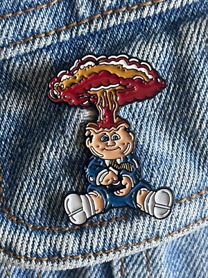 Garbage Pail Kids - Adam Bomb -  Enamel Pin - Excellent Condition