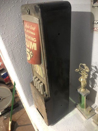 Vintage Rowe Vending Gum machine Old Juicy Fruit Beech Nut Andy Griffith