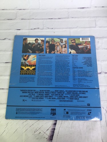 The Adventures of Ford Fairlane Widescreen Laserdisc LD Andrew Dice NEW SEALED