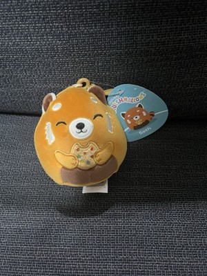 Squishmallow Clip Seth Red Panda W Cookie