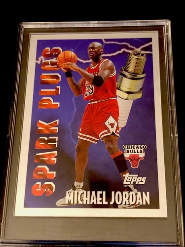 Michael Jordan 1996 Topps Spark Plugs Foil Insert Card #SP2 NM-MT