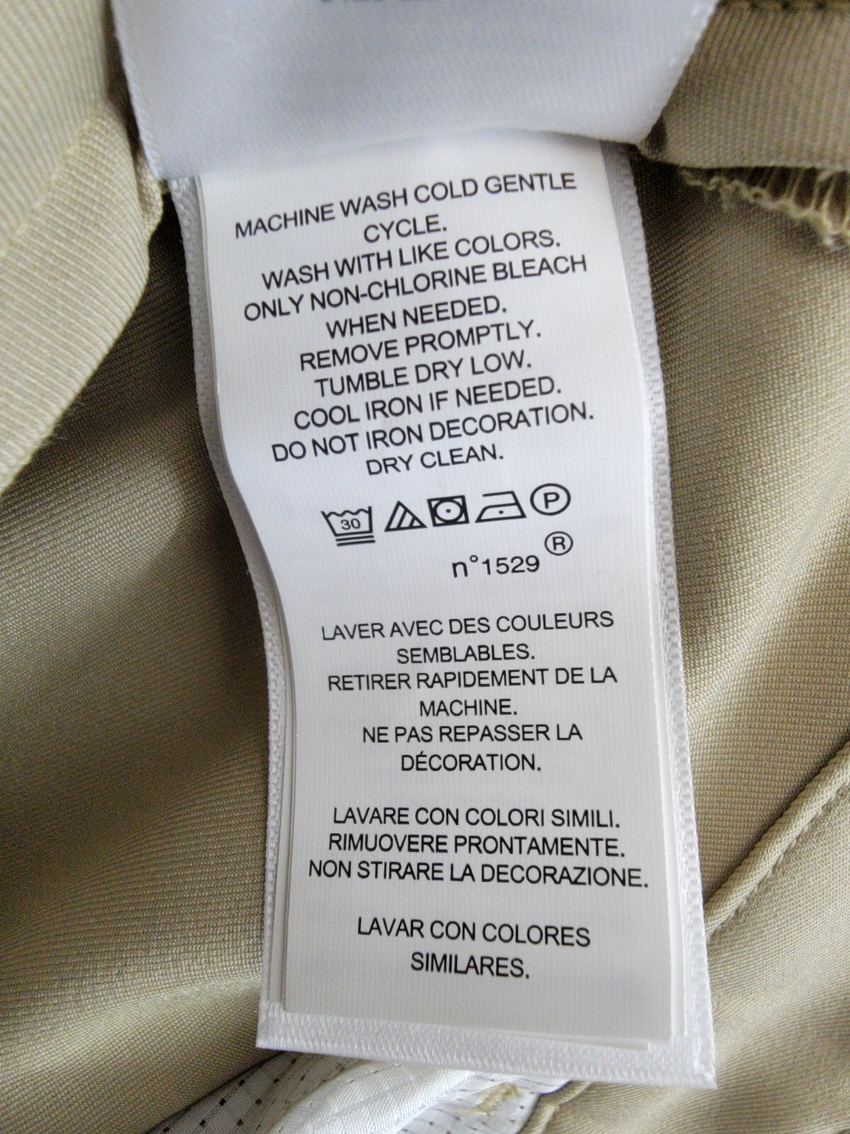 Polo Ralph Lauren Slim-Fit Performance Chino Pants Men's 34/30 Khaki Button Zip - Picture 16 of 18