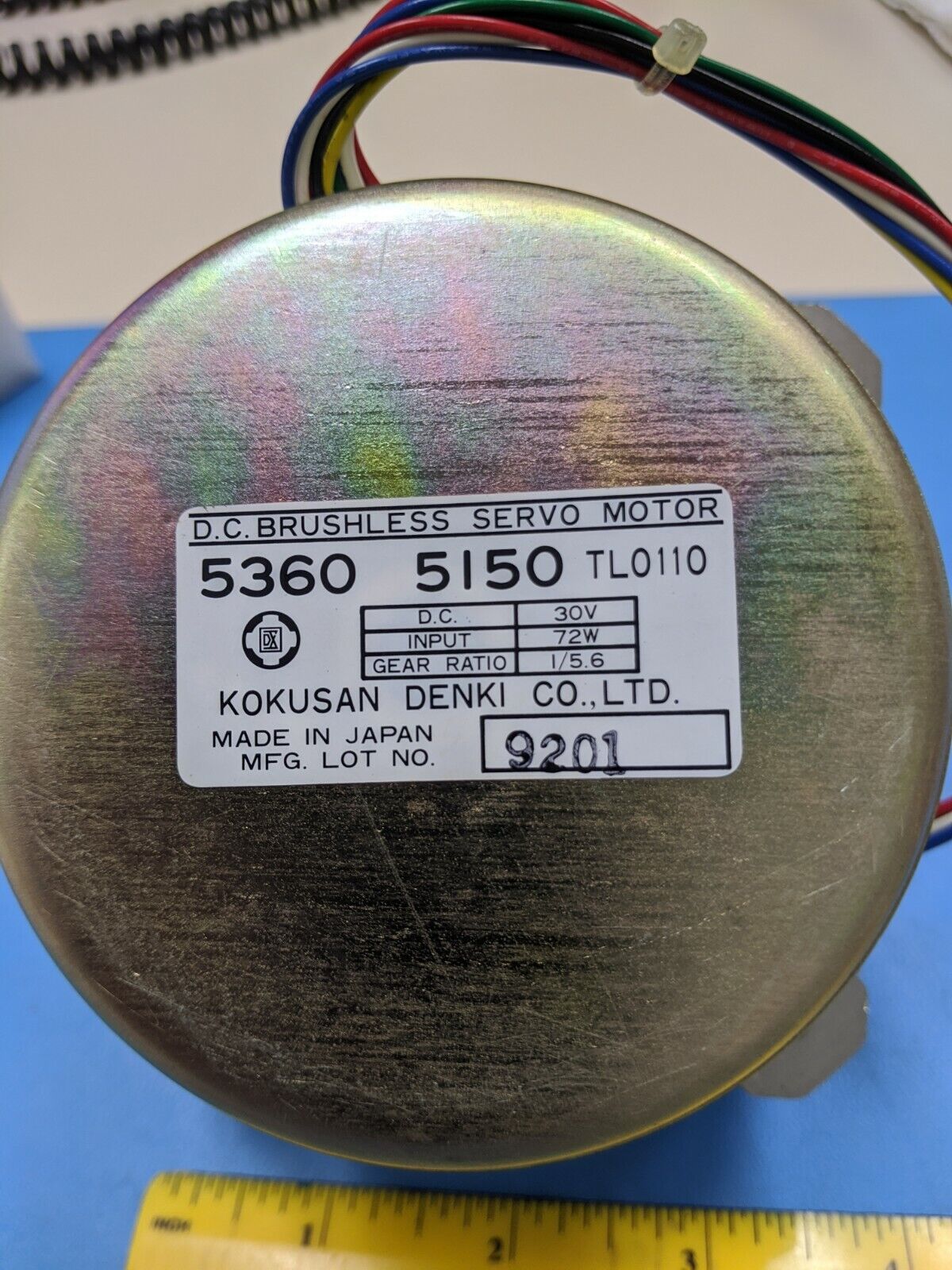 KOKUSAN DENKI 5360-5150 , DC BRUSHLESS SERVO MOTOR , MADE IN JAPAN ( ONE ) KOKUSAN DENKI 5360-5150 , DC BRUSHLESS SERVO MOTOR , MADE IN JAPAN ( ONE )
