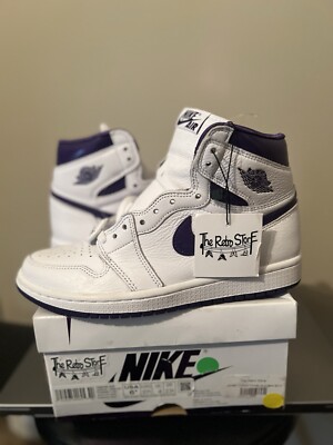 Nike Air Jordan 1 Retro High Court Purple CD0461-151 Women's Size 6.5 / 5 Men's