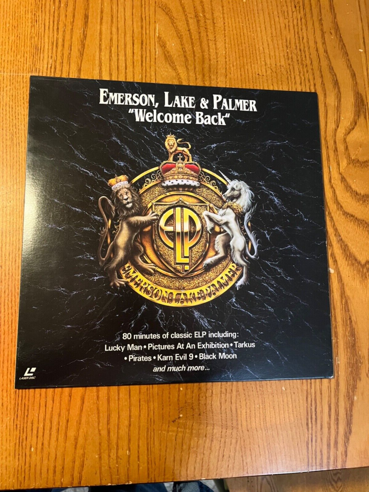 洋楽 Emerson Lake & Palmer on Tour with US 19 Emerson, Lake & Palmer – 1977 U.S. tour program and Houston