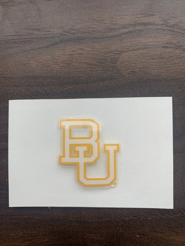 Baylor Bears Mini Helmet 3M 20mil Vinyl Decal Sticker 1.5” BU