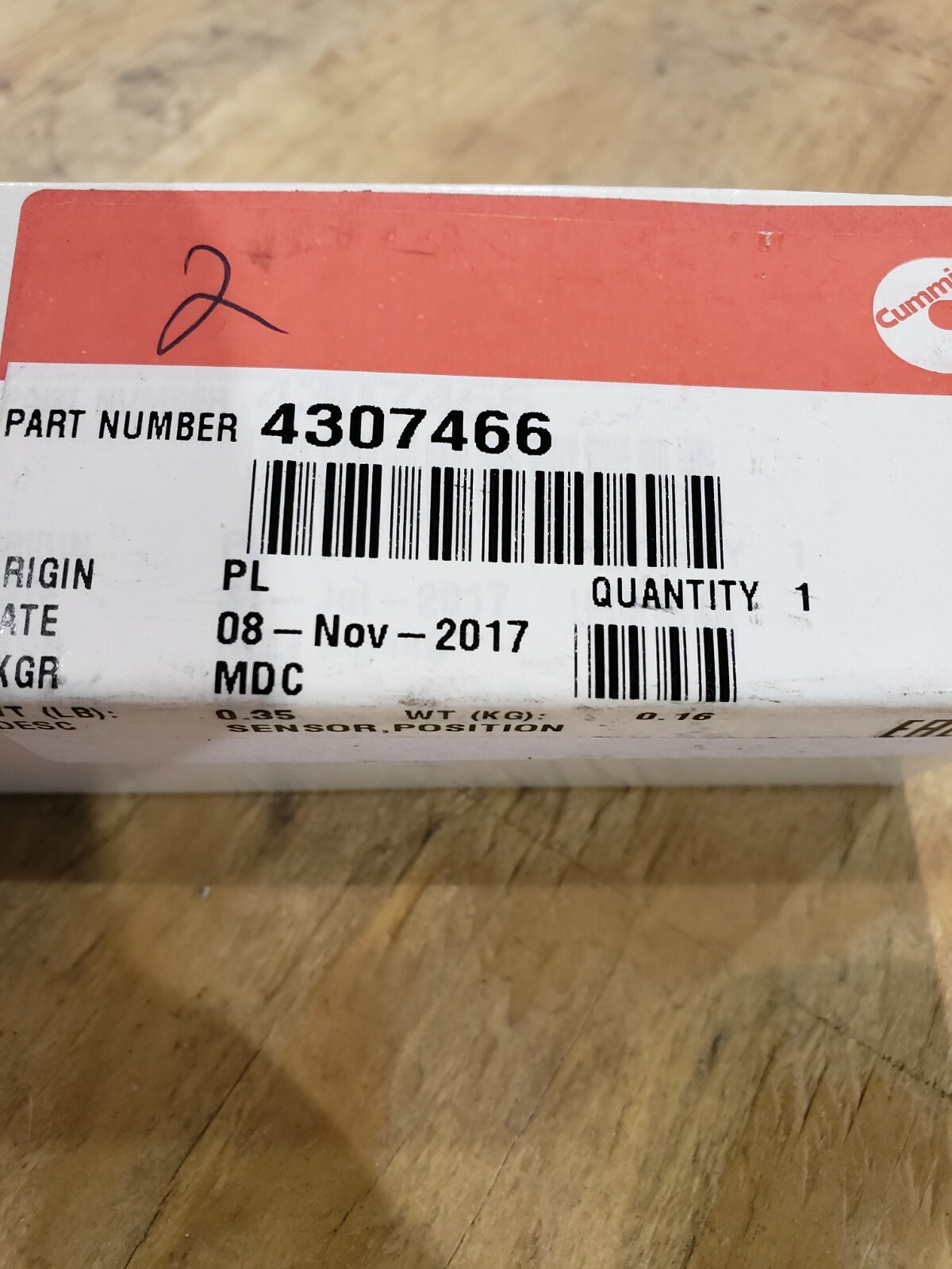 OEM Cummins 4307466 Position Sensor (new number 5491808) | eBay OEM Cummins 4307466 Position Sensor (new number 5491808) | eBay