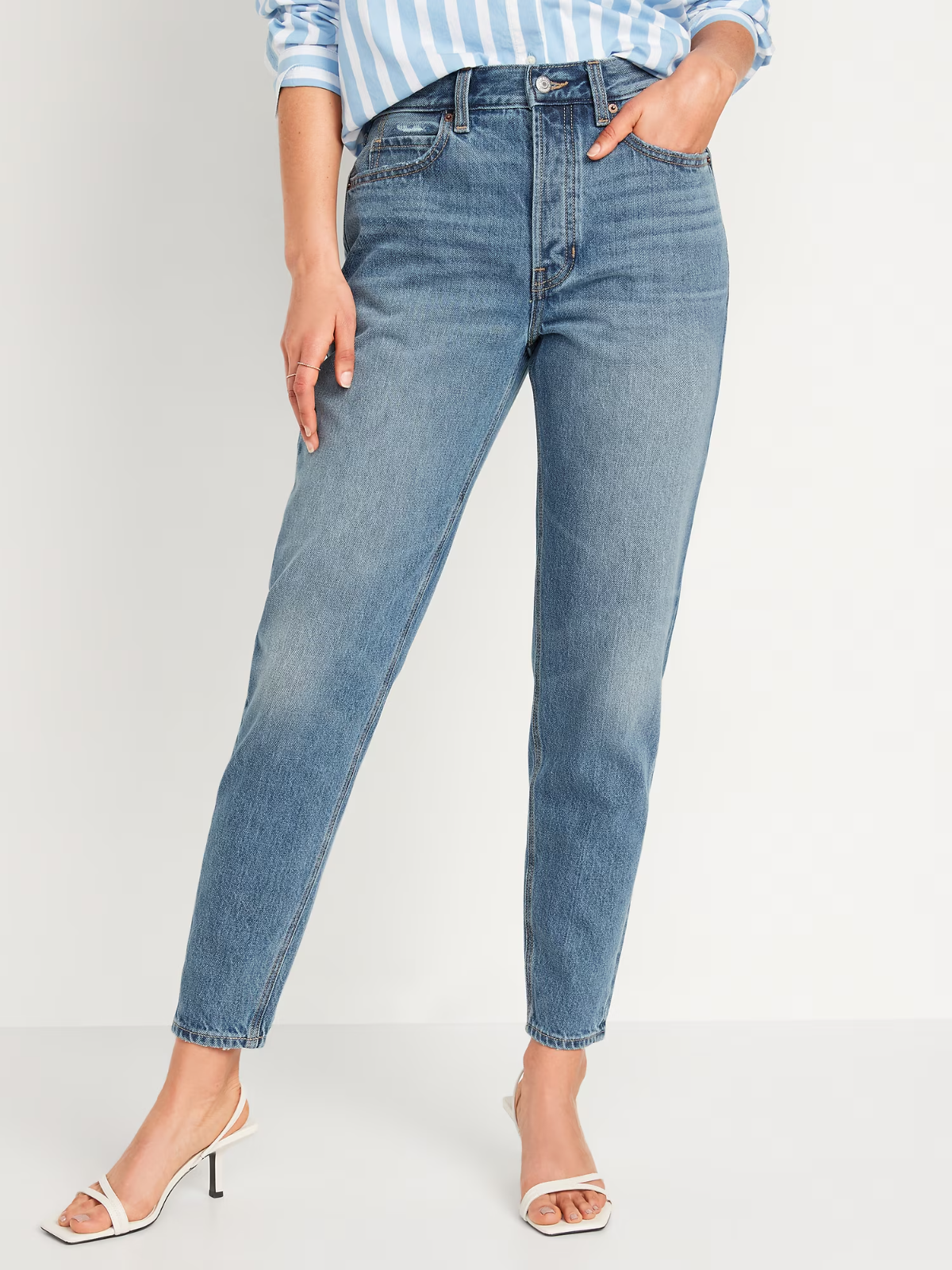 Old Navy Slouchy Taper High Rise Ankle Jean Size 24