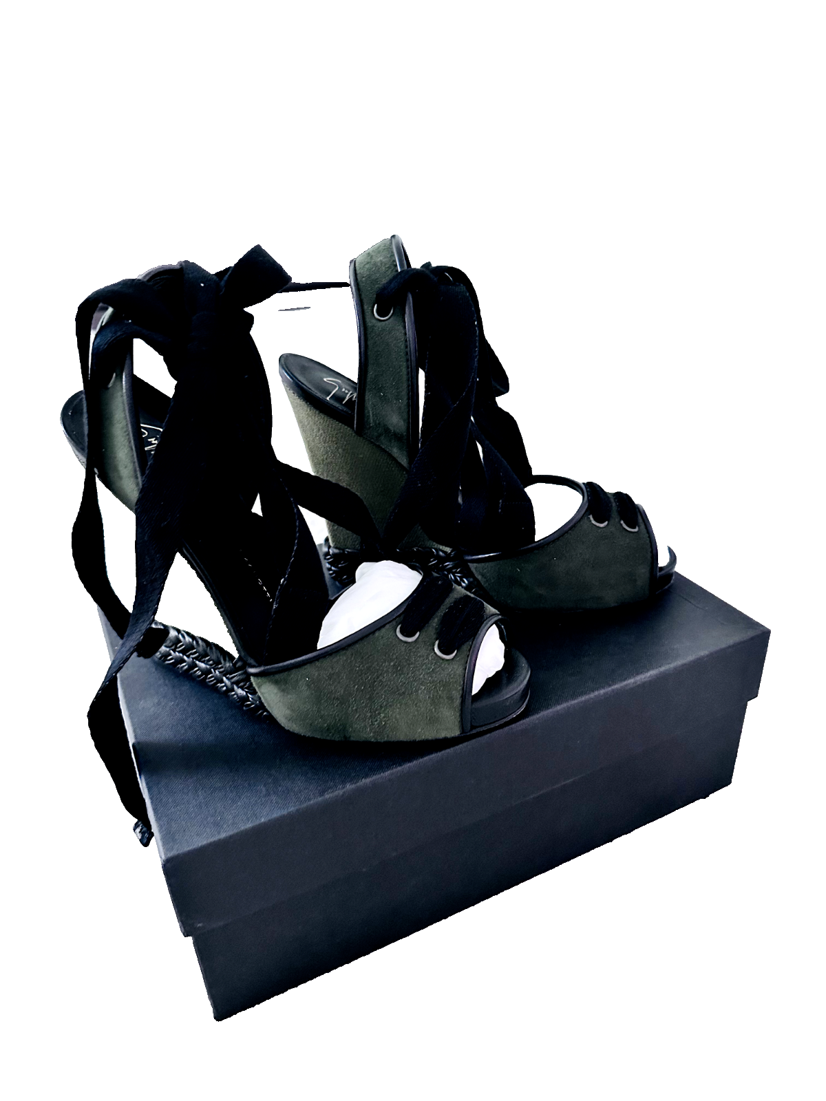 GIUSEPPE ZANOTTI SUEDE ESPADRILLE SANDALS SIZE 37.5 (EU) | eBay