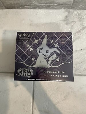 Pokemon TCG Paldean Fates Pokemon Center Exclusive Elite Trainer Box ETB
