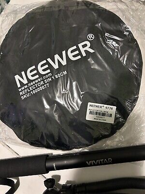 Neewer 5-in-1 Portable Round 110cm Light Reflector Collapsible Multi-Disc