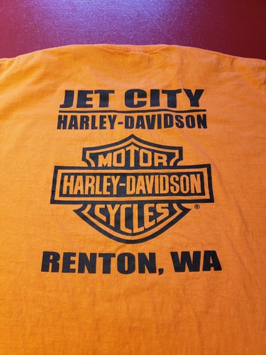 バイクウェア・装備 HARLEY DAVIDSON Hanes character t-shirt Harley-Davidson® Men's Magnitude Short Sleeve Cotton Crew
