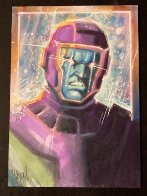 KANG THE CONQUEROR Marvel Sketch Card Original Art Chris McJunkin 