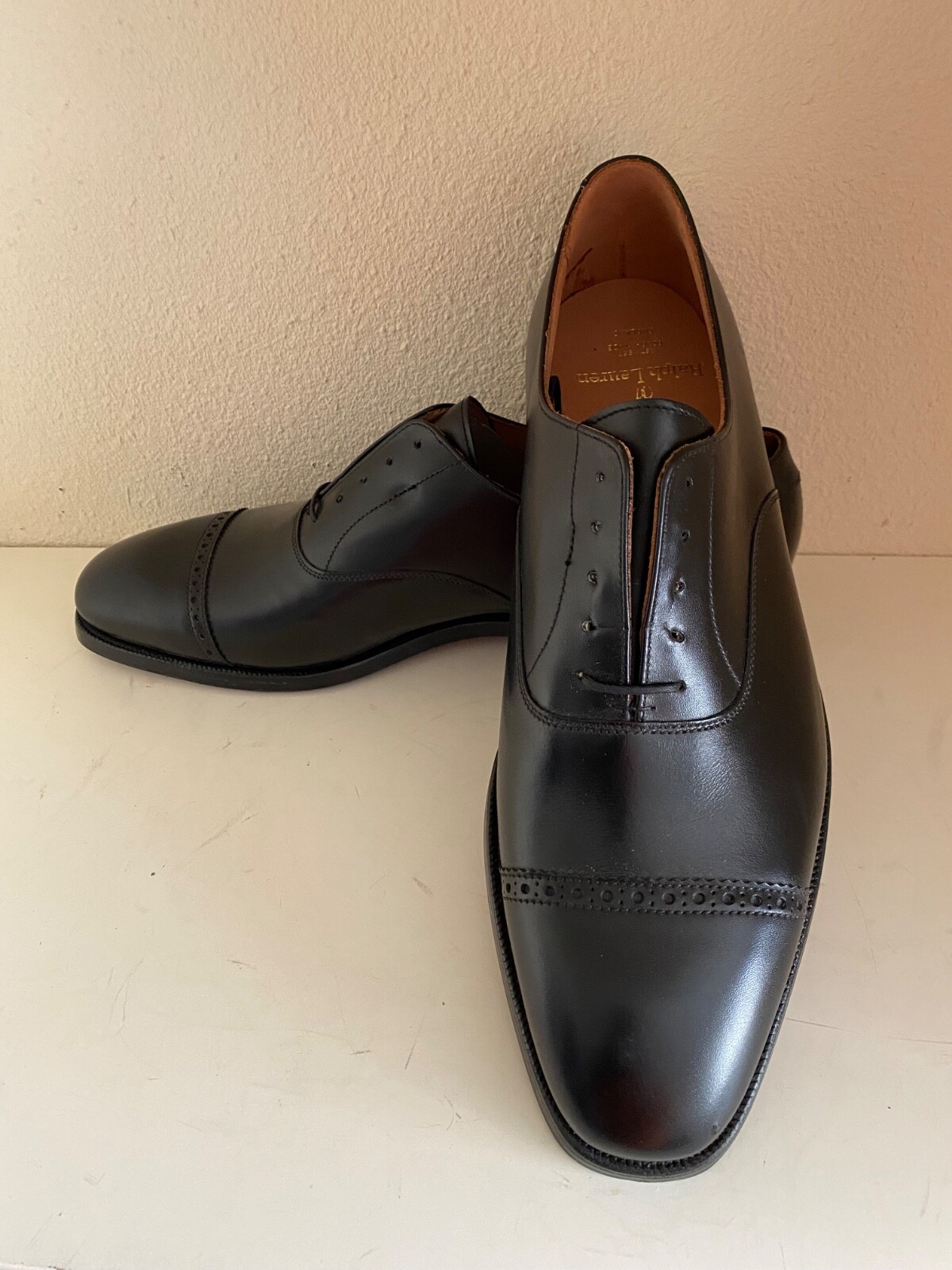 Crockett & Jones for Polo Ralph Lauren cap toe oxford Shoes