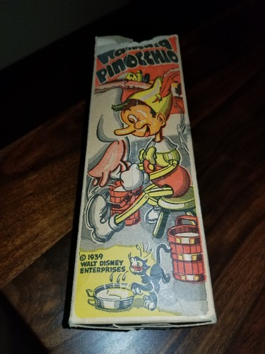WALT DISNEY  MARX  WALKING  PINOCCHIO  1939   BOX ONLY  NO TOY
