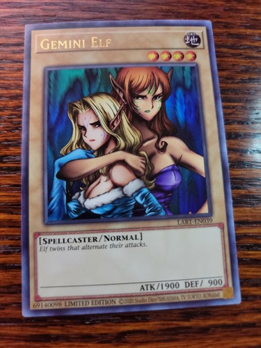 Yu-Gi-Oh! TCG X1 Gemini Elf - LART-EN039 - NM - Ultra Rare