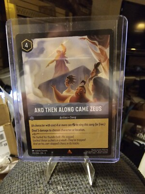 Lorcana: And Then Along Came Zeus [NON FOIL] - Into the Inklands #195