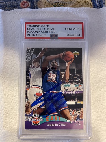 Autographed Shaquille O'Neal Signed 1992 All Star Rookie