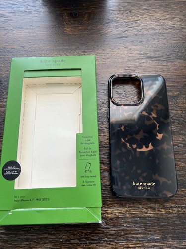 国内発送 kate spade☆べっ甲 Tortoise iPhone 15 Pro Maxケース Kate Spade New York Apple iPhone 15 Pro Max Protective Case