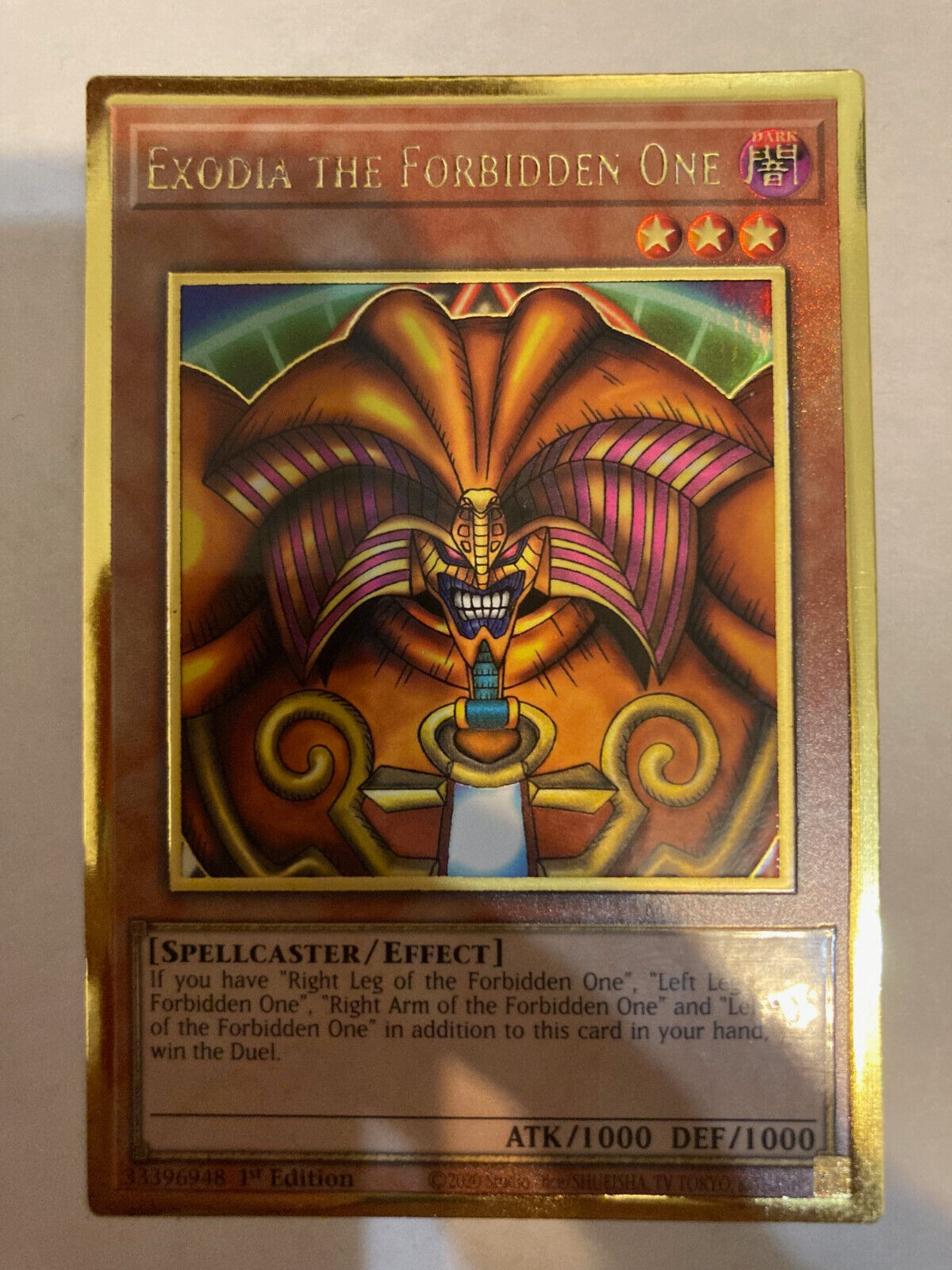 Yu-Gi-Oh! Exodia the Forbidden One MGED-EN005 1st NM Yu-Gi-Oh! Exodia the Forbidden One MGED-EN005 1st NM