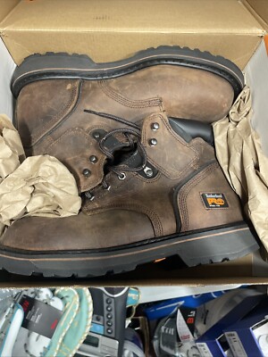 TIMBERLAND PRO Men's Pit Boss 6'' Steel Safety Toe TB 033034 214 Multi Size 9.5