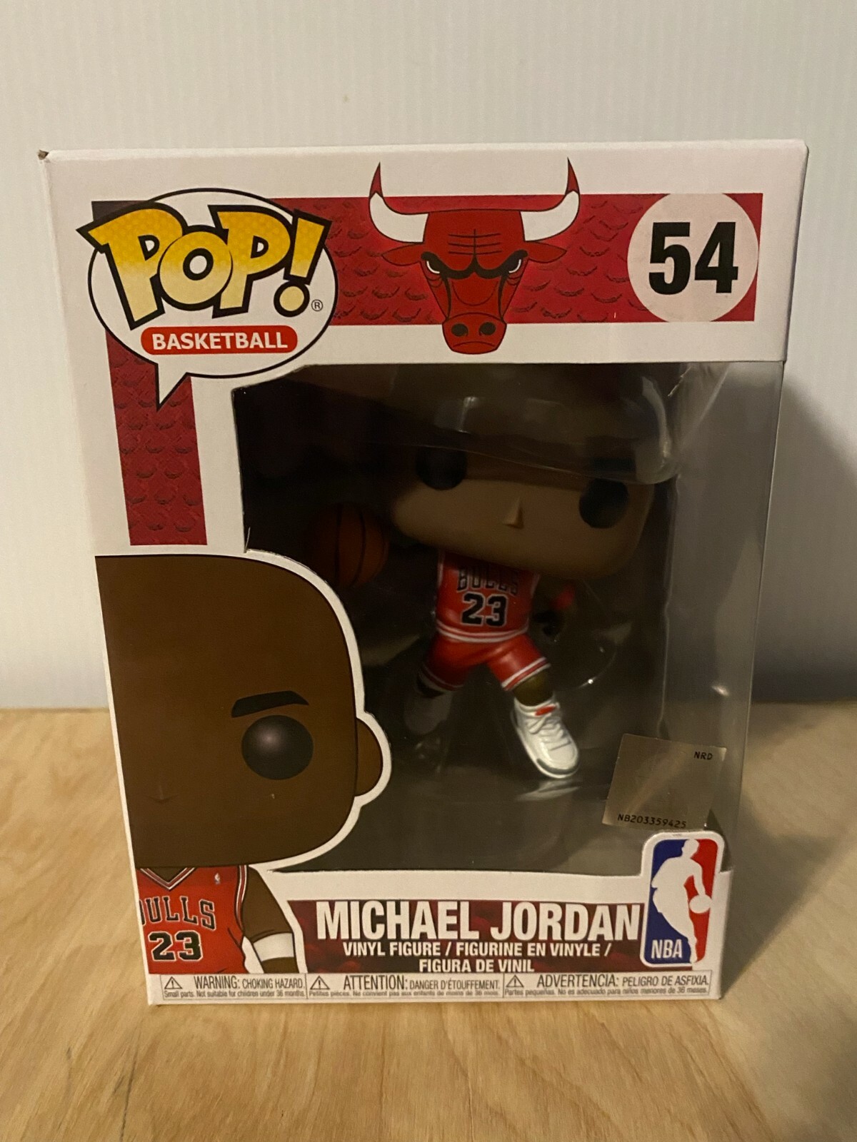 FUNKO Pop Vinyl NBA MICHAEL JORDAN #54 Figure C9 | eBay