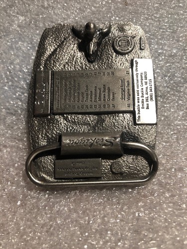 Nebraska Cornhuskers Football Buckle 1996 First Year Of BIG 12