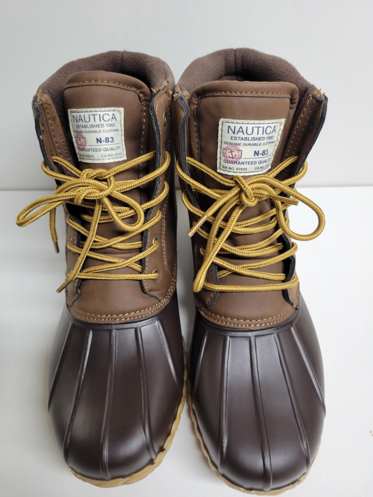mens designer duck boots