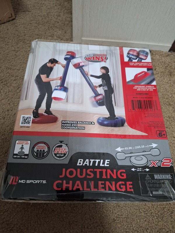 Battle Jousting Challenge Indoor Game Family Game Night