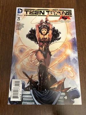 TEEN TITANS # 18 JIMENEZ VARIANT WONDER WOMAN STARFIRE BATMAN 1