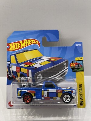 Hot Wheels HW Art Cars Custom Chevy Pick Up #108/250 Short Card