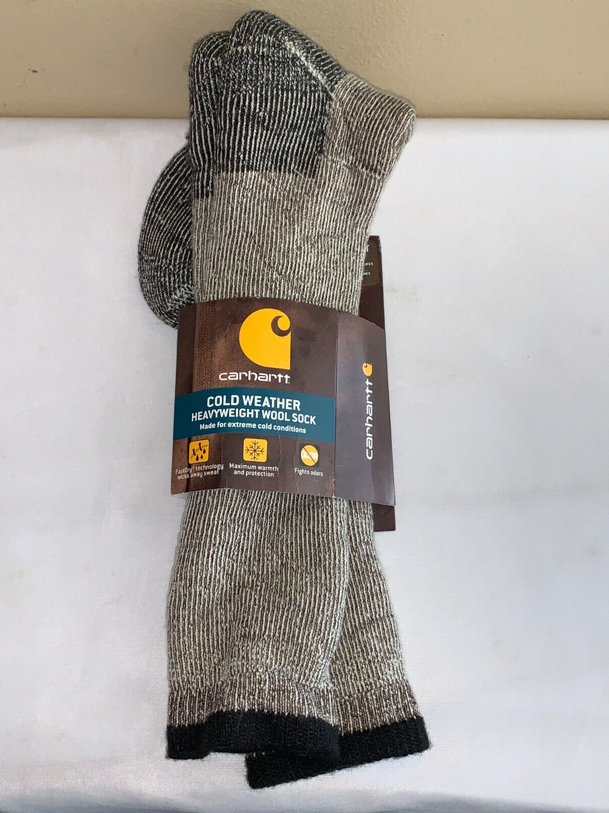 CARHARTT COLD WEATHER HEAVYWEIGHT WOOL SOCK FOR BOOT BRAND NEW! MADE IN USA
