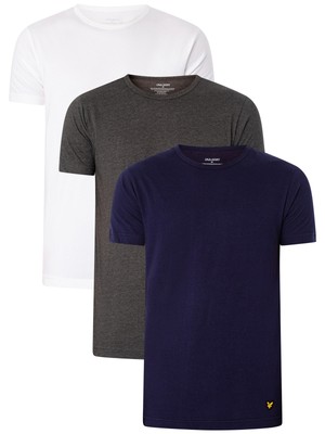 

Набор из 3 мужских футболок с круглым вырезом Maxwell Lounge от Lyle - Scott, разноцветный, Multicoloured, LS3PKT900-9019