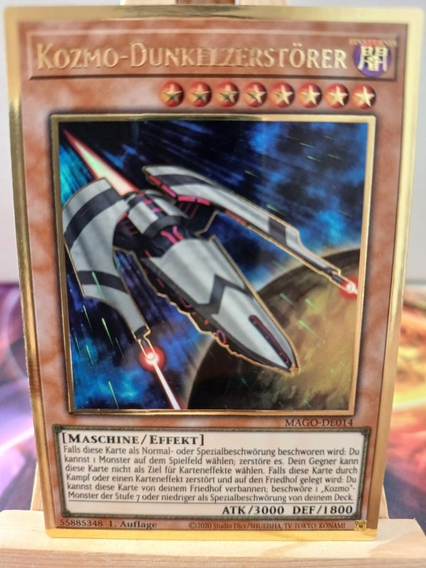 Kozmo-DunkelzerstÃ¶Rer Mago-De014 Gold Rare Deutsch Nm Yugioh