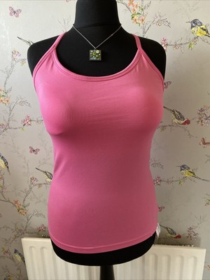 Amazon Essentials Pink Racer Back Gym Top Sports Racer Back BNWT L/G 12 14 BNWT
