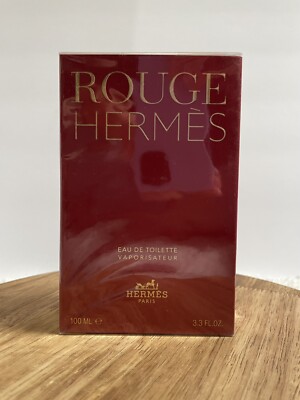 HERMES Rouge Hermes Eau de Toilette EDT Spray 3.3 oz 100 ml Rare Vintage SEALED