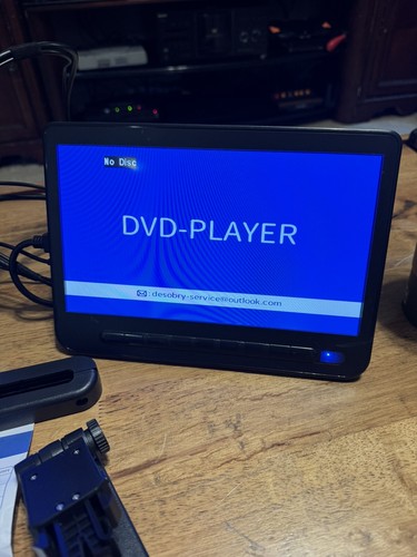 10.5" Portable DVD Player for Car, Car DVD Player Dual Screen with HDMI Input